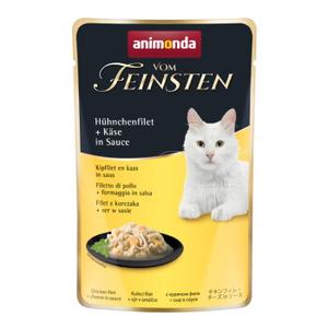 animonda Vom Feinsten mokra karma dla kota, Adult 18x50g z filetem z kurczaka i serem