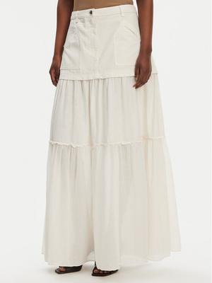 PINKO Spódnica maxi Kenny 105252 A2MI Écru Regular Fit