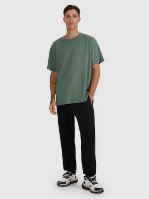 4F spodnie typu jogger z tkaninowymi wstawkami 4FWAW25TTROM1252 (XL)