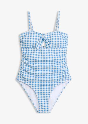 Kostium kąpielowy bandeau z małą kokardką