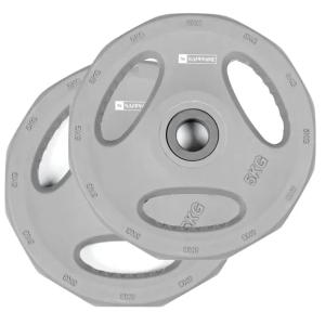 Zestaw OBCIĄŻEŃ 2x5KG do sztangi BODY PUMP talerze 10KG METALOWE obciążenie