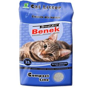 Benek Super Compact Bryza Morska żwirek 25 l