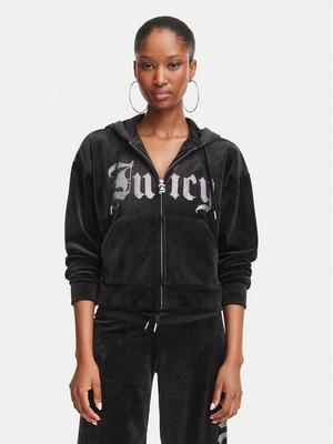 Juicy Couture Bluza Old Gothic JCWAS226333 Czarny Slim Fit