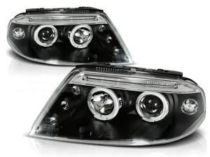 LAMPY VW PASSAT 3BG B5 LIFT 00-05 RINGI BLACK LED
