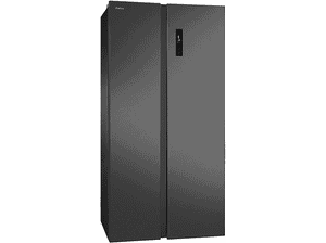 Lodówka Side by AMICA FY5119.3DFBX 177cm Czarny Inox Total NoFrost