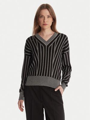 DKNY Sweter P5MSDZ52 Szary Regular Fit