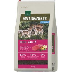 REAL NATURE WILDERNESS sucha karma pies, junior, Wild Valley, koń i wołowina 2x12 kg