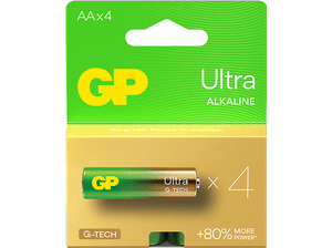 Baterie alkaliczne GP Ultra Alkaline 15AU21-SB4 4 szt.