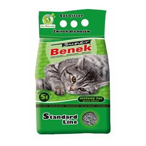 Benek Super Standard Zielony Las 5 l żwirek dla kota
