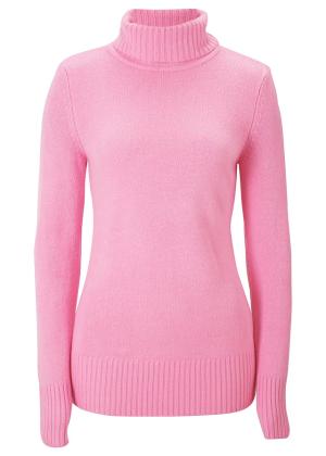 Sweter basic z golfem