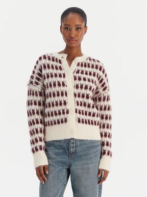 Vero Moda Kardigan Lisa 10336622 Beżowy Regular Fit