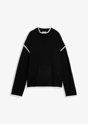 Sweter z golfem z mieszanki bawełny