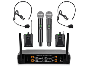 Zestaw mikrofonowy bezprzewodowy MUSIC MATE MM-550 Vocalsound Czarny