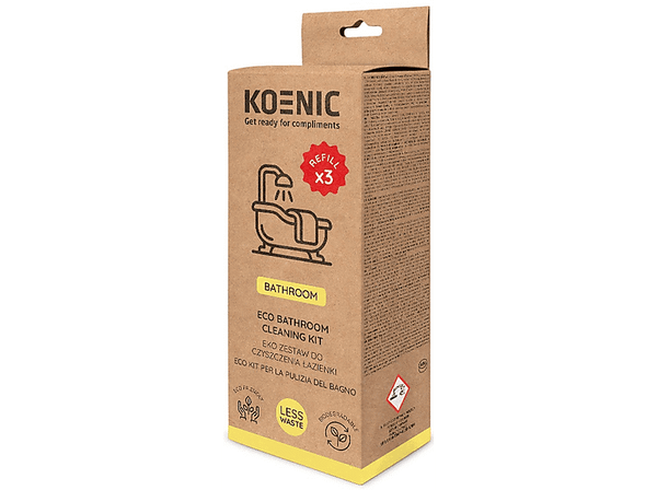Zestaw do czyszczenia łazienki (tabletki+butelka) KOENIC KCL-B007-INT