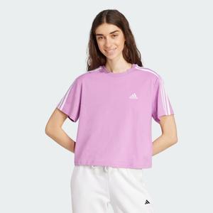 Essentials 3-Stripes Single Jersey Crop Top