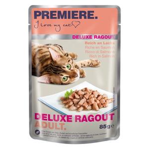 PREMIERE Deluxe Ragout Adult Produkt bogaty w łososia 44x85 g