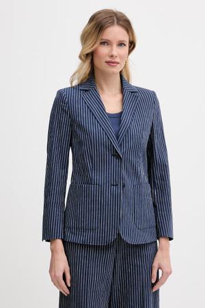 Weekend Max Mara marynarka jednorzędowa damska z bawełną ALETTA