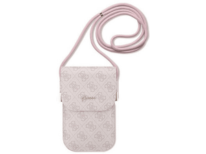 Torba GUESS 4G Metal Script Logo na smartfona Różowy GUOWBP4SNSP