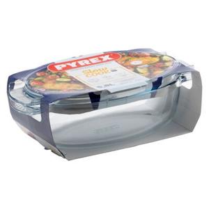 Naczynie żaroodporne Slow Cook owalne z pokrywką 5,8 l transparentny PYREX