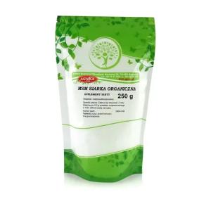 MSM SIARKA ORGANICZNA W PROSZKU 250g KOLAGEN AGNEX
