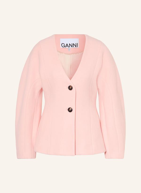 Ganni Marynarka rosa