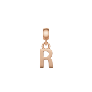 Daniel Wellington DW Charm Letter R Rose Gold