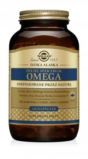 SOLGAR Pełne Spektrum Omega - 120 Kapsułek