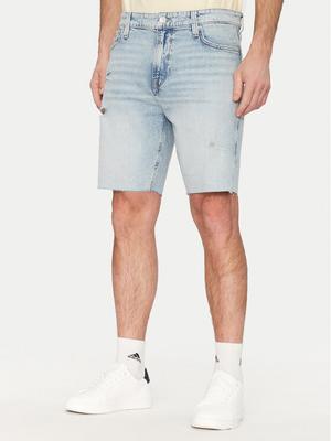 Guess Szorty jeansowe M5GDV2 D4Z84 Niebieski jasny Slim Fit