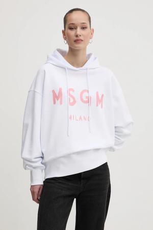 MSGM bluza z kapturem damska bawełniana