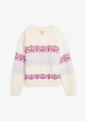 Sweter z norweskim wzorem