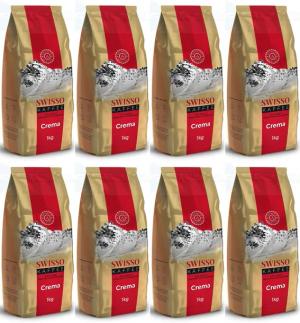 Kawa Ziarnista SWISSO KAFFEE CREMA 100% Arabica DE 8kg