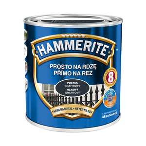 Farba Prosto Na Rdzę Grafitowy Połysk 0,7 l Hammerite