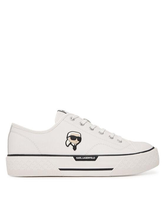 KARL LAGERFELD Trampki Kampus Max KL95025 Biały