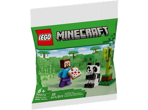 Klocki LEGO Minecraft Steve i mała panda (30672)