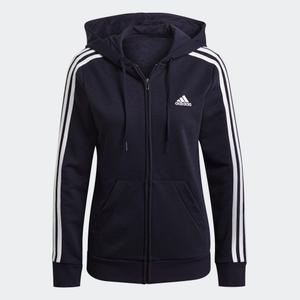 Essentials French Terry 3-Stripes Full-Zip Hoodie