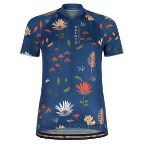 Maloja Koszulka rowerowa damska GanesM. AOP midnight mountain flowers (XS)