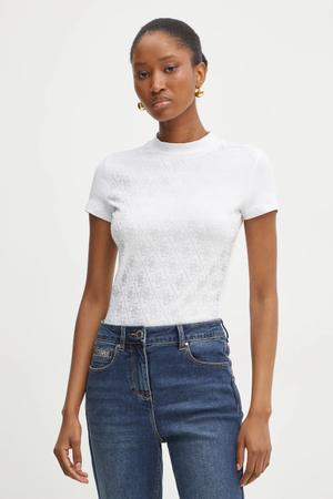 Guess T-shirt damski z bawełną