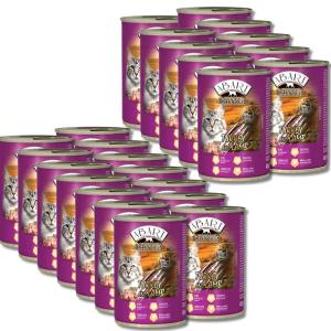 Abart Delicious Zestaw 24 puszek dla kota 415g Indyk i Jagnięcina w gal.