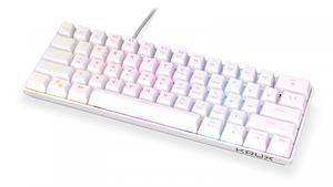Krux Klawiatura - Qara 60% WHITE RGB