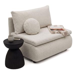 Sofa z funkcją spania PETITE | 80 | Poduszka w zestawie | Coral 15 | OUTLET
