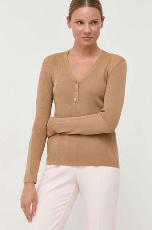 BOSS sweter z domieszką wełny