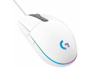 Mysz przewodowa LOGITECH G102 Lightsync Biały