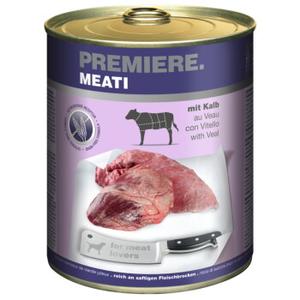 PREMIERE Meati mokra karma dla psów, Adult, Cielęcina 12x800 g