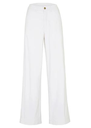 Jeansy wide leg, high waist, ze stretchem