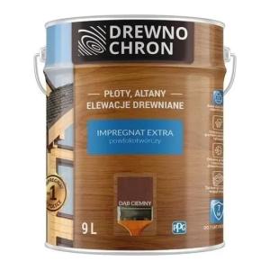 DREWNOCHRON Impregnat do drewna EXTRA powłokotwórczy 9l DĄB CIEMNY
