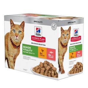 Hill's Science Plan Senior Vitality 7+ Mature Adult 12x85 g