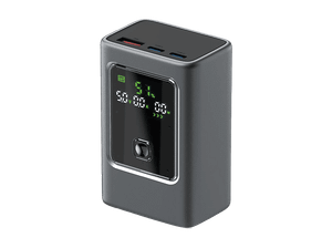 Powerbank SBS 10000mAh LCD 35W PD Szary