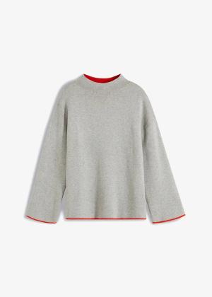 Sweter dwustronny z cienkiej dzianiny