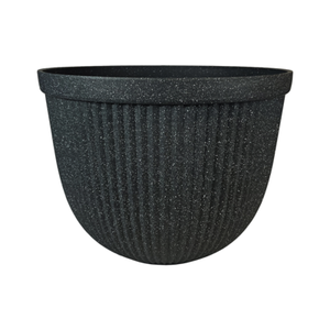 Donica plastikowa SOUTHLAKE ROUND GALVI śr. 50 cm czarna