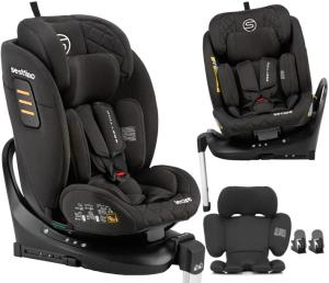 Fotelik Samochodowy Sesttino i-Size 40-150 cm Obrotowy 360° 0-36 kg ISOFIX